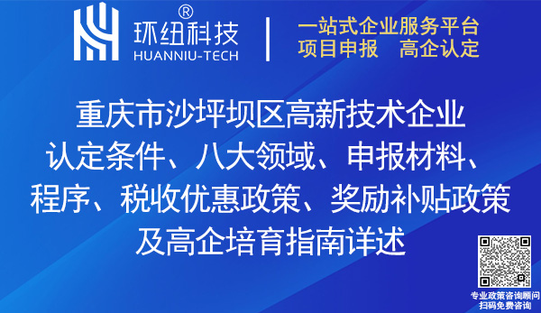 沙坪壩區(qū)高新技術企業(yè)認定